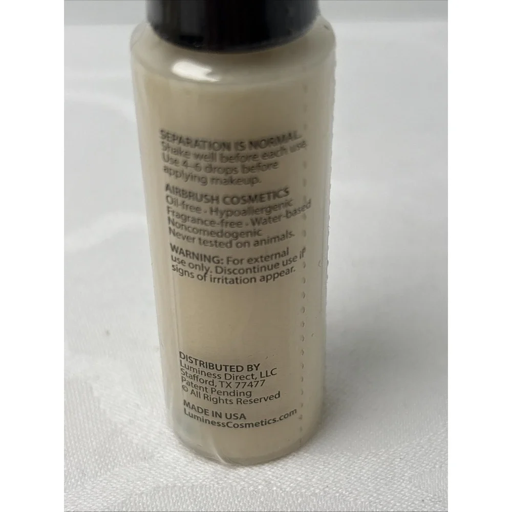 4 Luminess Airbrush Concealer, Eraser, Glow, Primer, Tip Top New 0.50 oz Sealed
